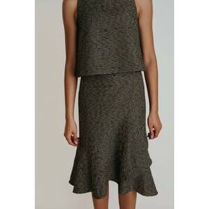 NEW LAROQUE rae skirt in black/gold